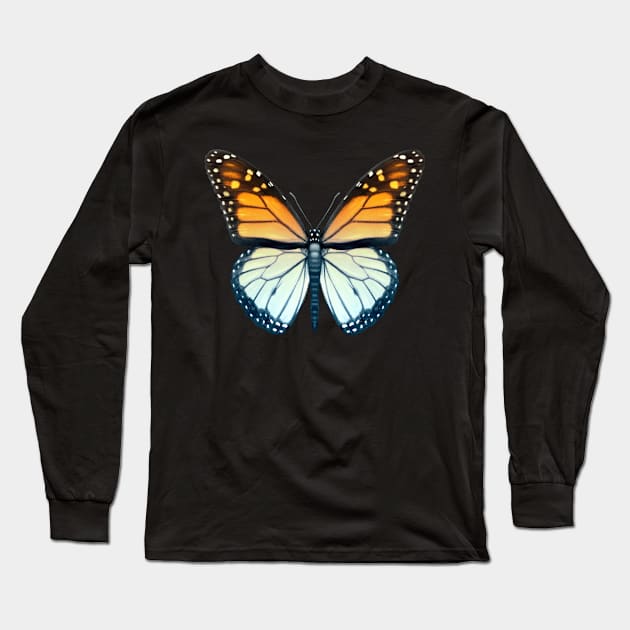 Monarch Butterfly Long Sleeve T-Shirt by lightidea